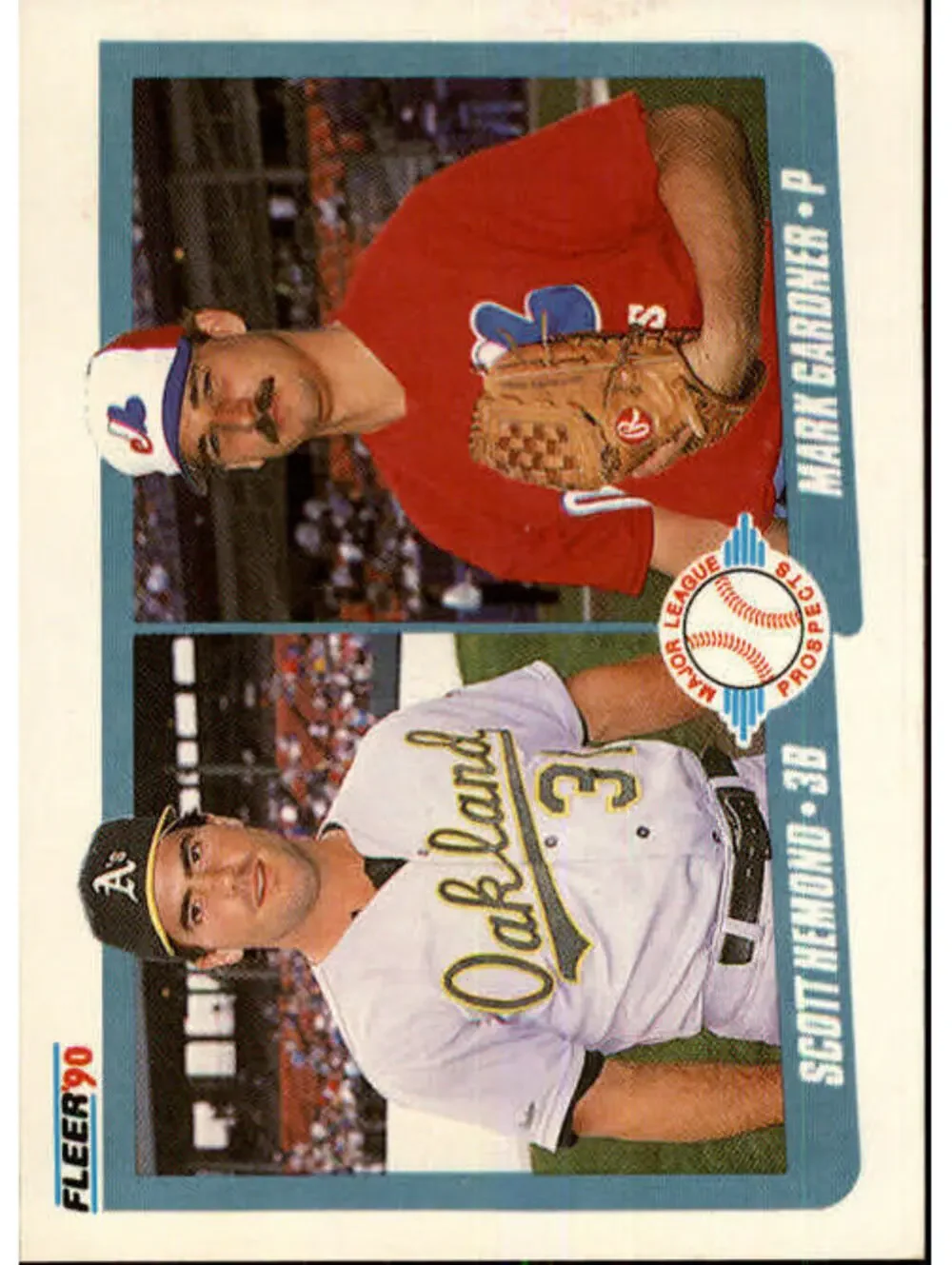1990 Scott Hemond / Mark Gardner Fleer Baseball Card #646